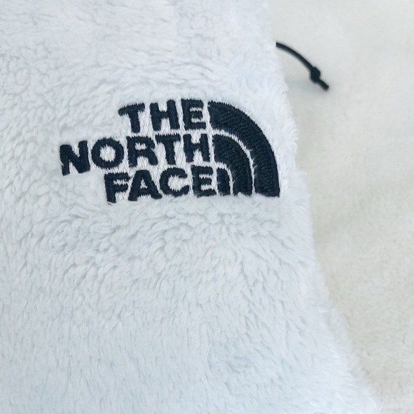 North Face Fuzzy Sweatshirt Jacket Snow White XS - Picture 8 of 10